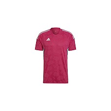 Adidas Condivo 22 Αθλητικό Ανδρικό T-shirt Μπορντό με Λογότυπο HE2947