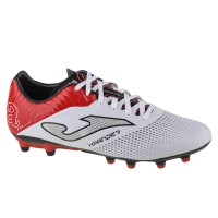 Joma Xpander 2202 FG XPAW2202FG Χαμηλά Ποδοσφαιρικά Παπούτσια με Τάπες Λευκά