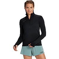 Hoka W 1/2 Zip Longsleeve 1135053-BLK