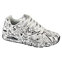 Skechers Uno - Process Sketch 183501-WBK