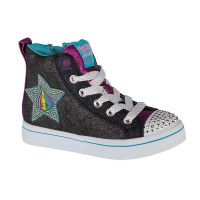 Skechers Twi-Lites Patch Cuties 20234L-BKMT