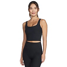 Skechers Go Flex Rib Longline Bra BR1-BLK