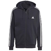 adidas Essentials Fleece 3-Stripes FZ Hoodie IB4029