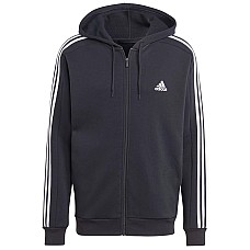 adidas Essentials Fleece 3-Stripes FZ Hoodie IB4029