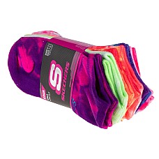 Skechers 6pk Girls Non Terry Tie Dye S107679-MULT