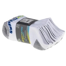 Skechers Boys 6pk No Show Socks S108264-WHT