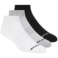 Skechers 3pk Unisex Terry Qtr Crew S111035-107
