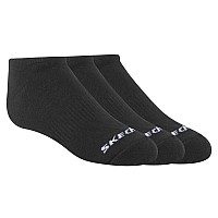 Skechers 3pk Unisex Non Terry No Show S114041-001