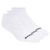 Skechers 3pk Unisex Non Terry No Show S114041-100