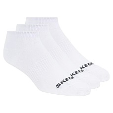 Skechers 3pk Unisex Non Terry No Show S114041-100