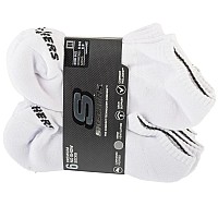 Skechers 6pk Core Lowcut Md Socks S118209-WHT