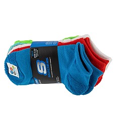 Skechers 6pk Boys Dino Terry Socks S601256-MULT