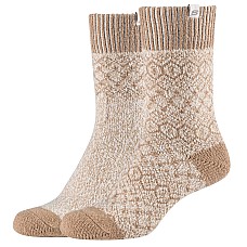 Skechers 2PPK Wm Casual Cozy Jacquard Socks SK41047-1202