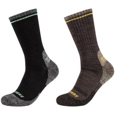 Skechers 2PPK Men Trail Wool Socks SK41104-8997