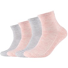 Skechers 2PPK Basic Cushioned Quarter Socks SK42019-4281