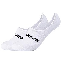 Skechers 2PPK Mesh Ventilation Footies Socks SK44008-1000