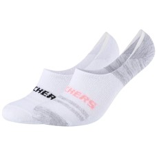 Skechers 2PPK Mesh Ventilation Footies Socks SK44008-1001