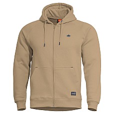 Pentagon PHAETON HOOD ZIP SWEATER | K09021-ZIP 82-Tan Brown