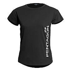 Pentagon WHISPER LADIES TEE "PENTAGON VERTICAL" K09044-PV 01-Black