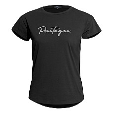 Pentagon WHISPER LADIES TEE "CALLIGRAPHY" K09044-CAL 01-Black