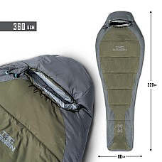 Pentagon MUMMY SLEEPING BAG 360GR/M² D19003 72-RAL7013/mix
