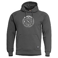 Pentagon PHAETON HOOD SWEATER  17-Cinder Grey