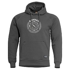 Pentagon PHAETON HOOD SWEATER  17-Cinder Grey