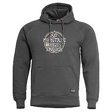 Pentagon PHAETON HOOD SWEATER "NO MOUNTAIN" | K09021-NM 17-Cinder Grey