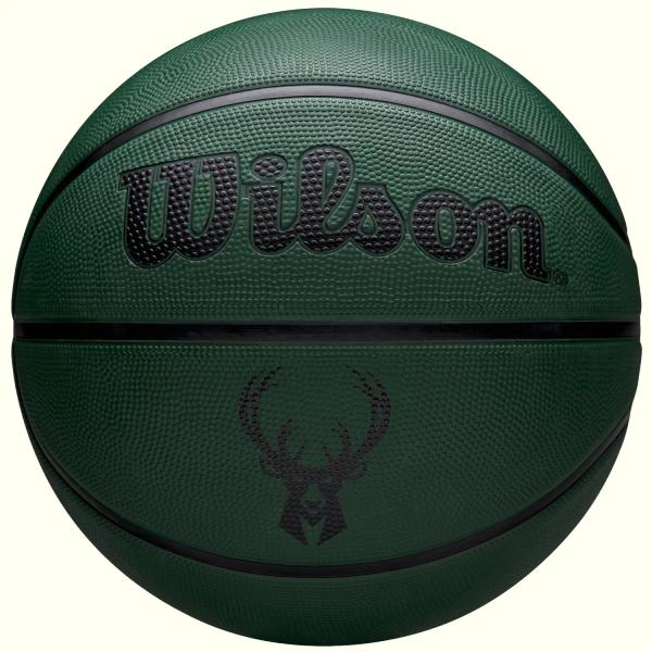 Wilson NBA Team Tribute Solid Milwaukee Bucks Ball WZ4025417XB