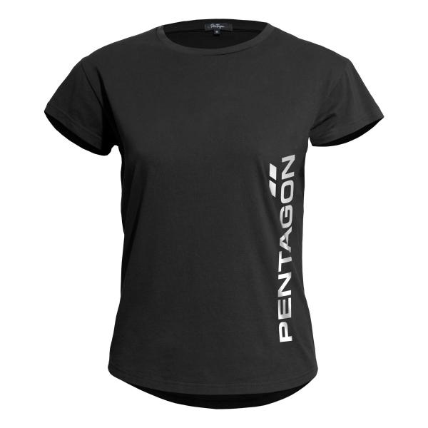 Pentagon WHISPER LADIES TEE "PENTAGON VERTICAL" K09044-PV 01-Black