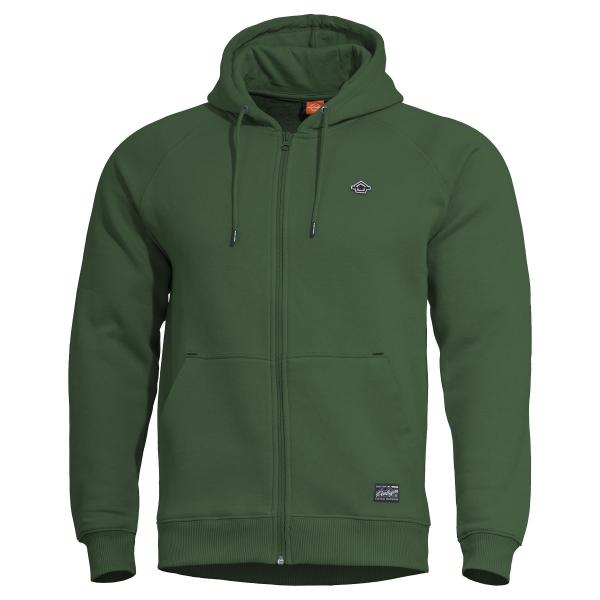 Pentagon PHAETON HOOD ZIP SWEATER | K09021-ZIP 83-SpringBok Green