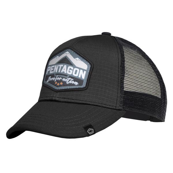 Pentagon ERA CAP "BORN FOR ACTION" | K13048-BA 01-Black