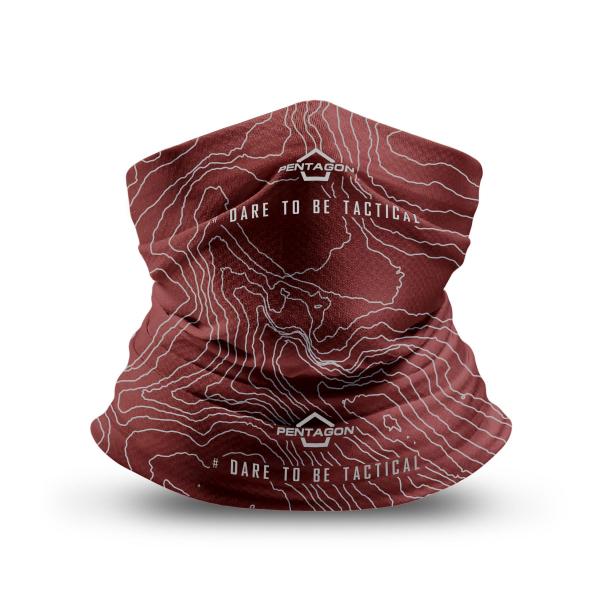 Pentagon SKIRON TOPOGRAPHIC MAP K14013-TM 74-Maroon Red