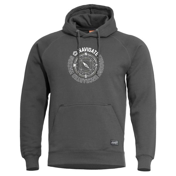 Pentagon PHAETON HOOD SWEATER  17-Cinder Grey