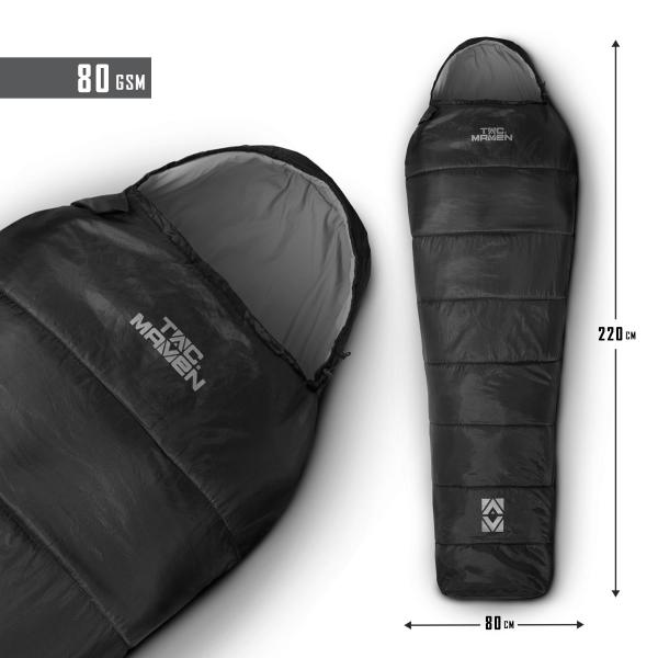 Pentagon COCOON SLEEPING BAG 80GR/m² D19021 01-Black
