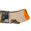 Skechers 3pk Mens Work Qtr Socks S115423-SAND