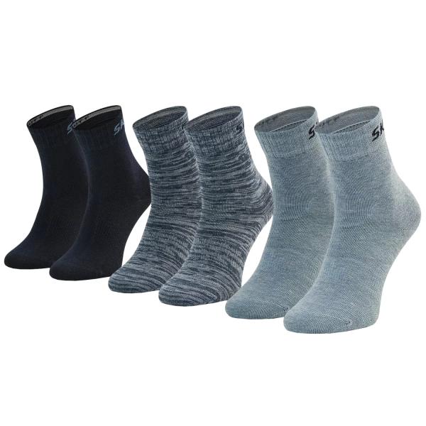 Skechers 3PPK Boys Mech Ventilation Socks SK41064-5302