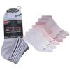 Skechers 6pk Womens Non Terry Low Cut Socks S108498-PNK