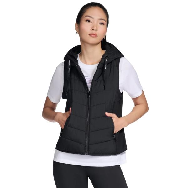 Skechers GO Shield Performance Elite Hooded Vest JA212-BLK