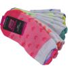 Skechers Girls 6pk3D Heart Low Cut S116502-MULT