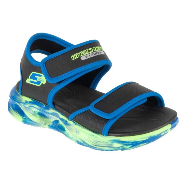 Skechers S-Lights: Sola Glow Sandal - Fusion Brights 407032L-BKBL