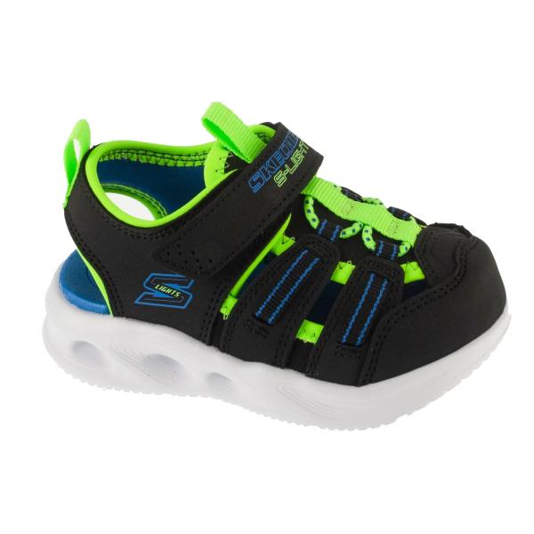 Skechers S-Lights: Sola Glow Sandal - Hyper-Coast 407033N-BKLM