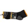 Skechers 3pk Mens Work Qtr Socks S115423-BLK