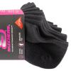 Skechers 6pk Girls Cotton Ns Socks S117880-BLK
