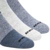 Skechers 3pk Mens Qtr Colorbloc Socks S118998-BLU