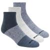 Skechers 3pk Mens Qtr Colorbloc Socks S118998-BLU