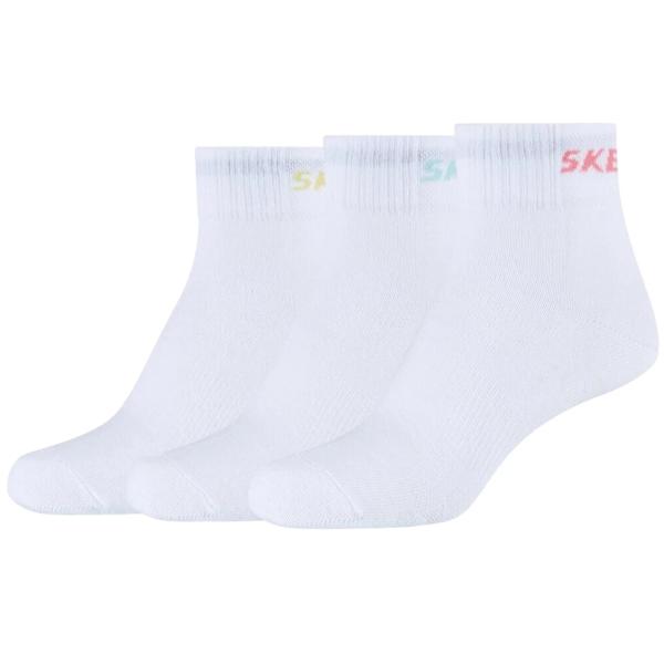 Skechers 3PPK Wm Mesh Ventilation Quarter Socks SK42022-1000