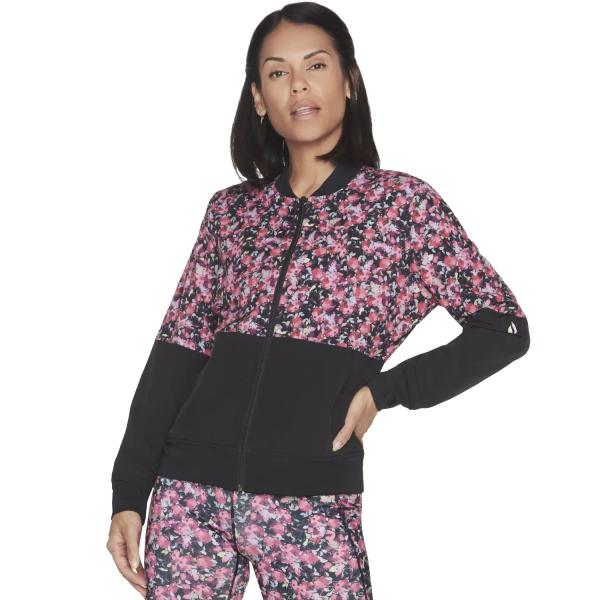 Skechers Fantasy Fields Reversible Bomber Jacket WJA314-BKRB