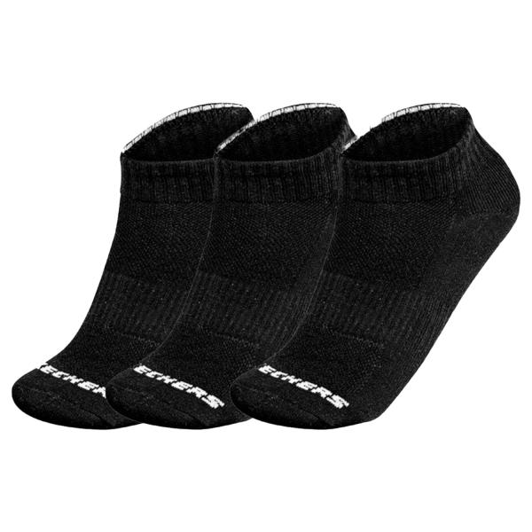 Skechers 3pk Unisex Terry Qtr Crew S111035-001