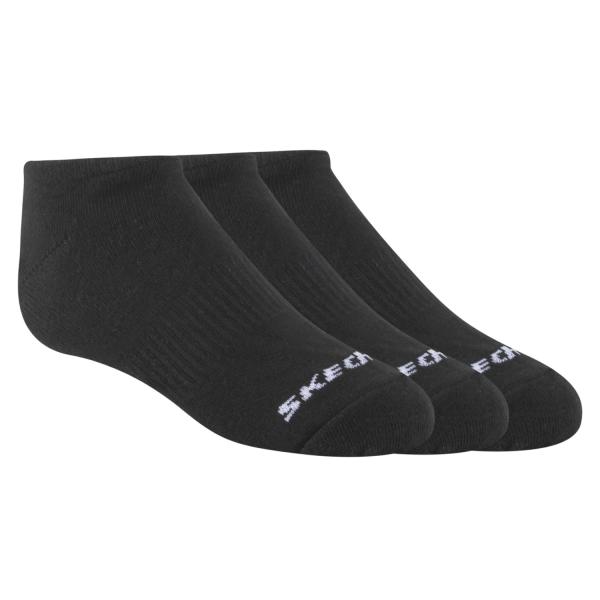 Skechers 3pk Unisex Non Terry No Show S114041-001